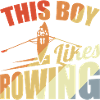 This boy likes rowing