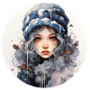 cute winter girl
