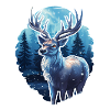Deer in winter