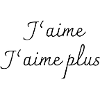 J’aime J’aime plus