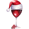 Noël - Verre à vin