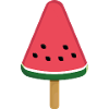Watermelon Popsicle Slice