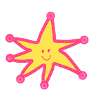 Shiny happy star