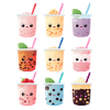 Kawaii Bubble Tea Boba Tea