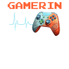 Gamerin Anatomie Controller Herzschlag Zocken