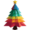 Low-Poly-Weihnachtsbaum
