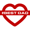 Best Dad Hearts Love