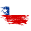 Drapeau chilien utilisé