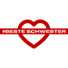 Beste Schwester Herzen Liebe