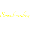 snowboarding