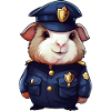 Meerschweinchen Polizei