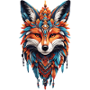 Fox Mandala Yoga Zen Spirituality Meditation