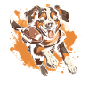 American Football Dog