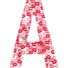 Letter Kisses A - Kiss t-shirt