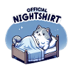 Official Nightshirt - Sleeping Cat