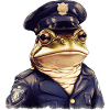 Polizei Frosch