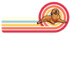Golden Retriever Rétro
