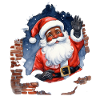 Waving Santa Claus