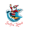 Surfing Santa