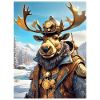 Steampunk Winterlandschaft Elch 1.3