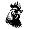 Cool Chicken | Sunglasses Hen