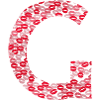 Lettera G - camicia bacio