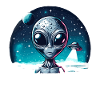 Funny Alien Alien Believe