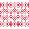 Pull uni de Noël (rouge)