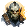 Fantasy RPG Orc Leader