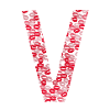 Letter V - Kiss shirt
