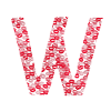 Letter W - Gift Kisses