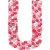 Letter U - kiss gift