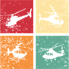 Hélicoptère Hélicoptère Cadeau Rétro