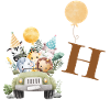 Letter H Safari