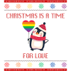 Pride Christmas Pinguin