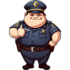 fat policeman