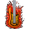 Cool Burning Guitar