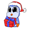 Bébé pingouin Noël
