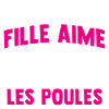 cette fille aime les poules