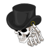 Skull Groom Wedding Ring Wedding