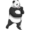 Panda Singer Microphone Musique