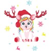 Magical Reindeer Girl
