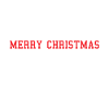 Merry Christmas Football Train Sleigh