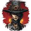 Emo Steampunk Mädchen