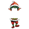 Weihnachtsoutfit Tänzer Wichtel