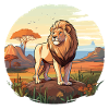 Roi de la savane