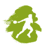 Squashspieler Squash Spieler Schläger