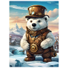 Steampunk Winterlandschaft Eisbär 1.11