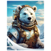 Steampunk Winterlandschaft Eisbär 1.3