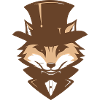 Sir Fox wearing top hat